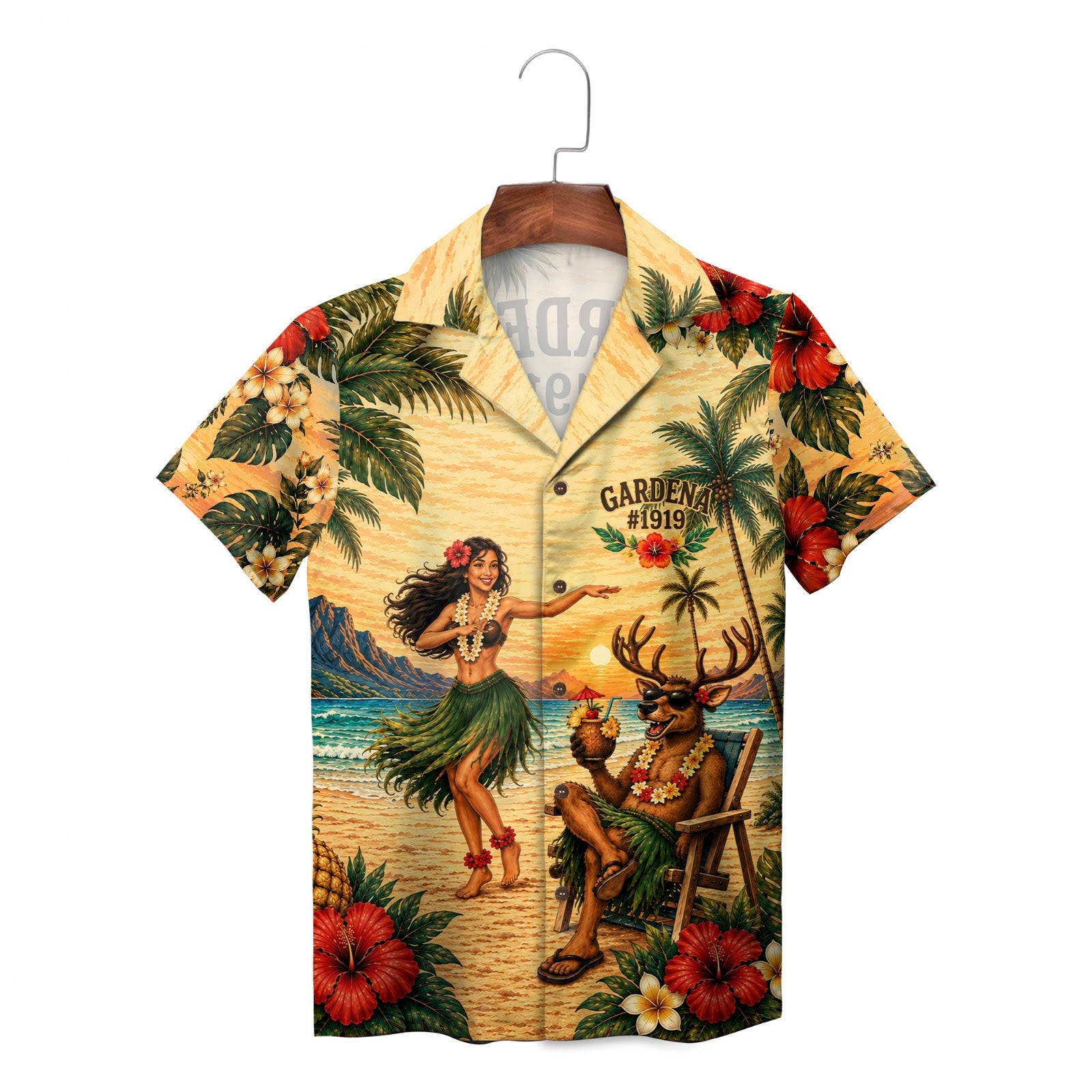 Gardena Elks #1919 Hawaiian Shirt