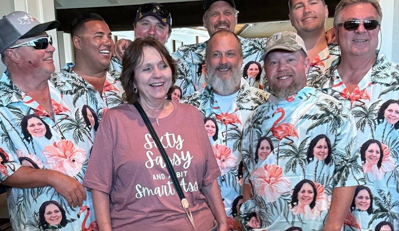 Custom Hawaiian shirts for corporate team