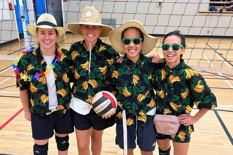 Matching Hawaiian shirts for family reunion