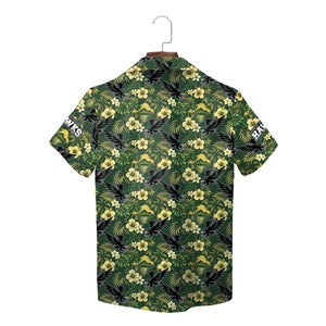 Soaring Hawk Forest Green Custom Hawaiian Shirt