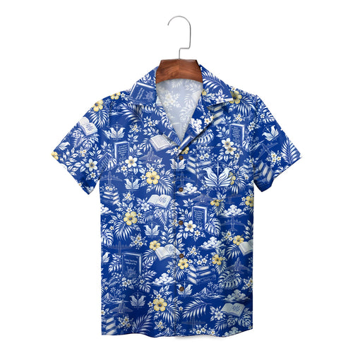 SAASS XXXVI Royal Blue Hibiscus Air Force Aircraft Hawaiian Shirt