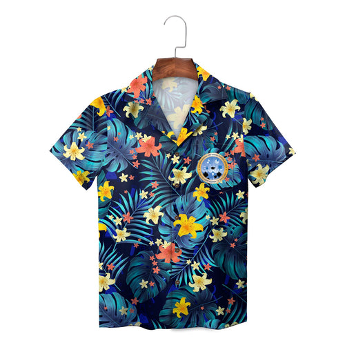 San Bernardino City Unified School District Tropical Lily Hawaiian Shirt